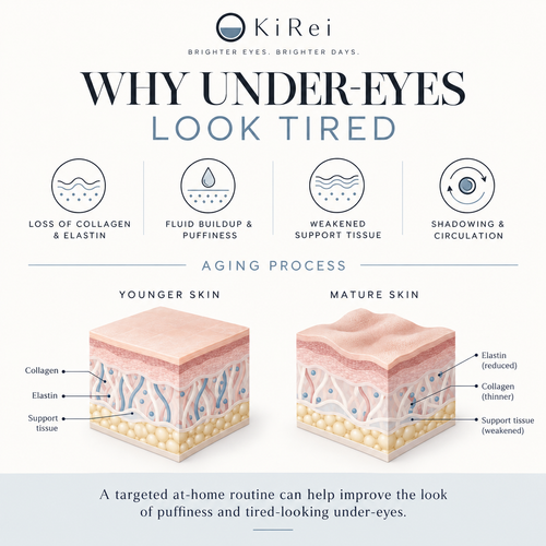 KireiEyes® 2-in-1 Red Light + EMS Under-Eye Device